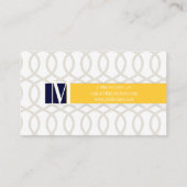 PixDezines Monaco Trellis/DJ Farben in einem Snap. Visitenkarte (Rückseite)