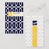 PixDezines Monaco Trellis/DJ Farben in einem Snap. Visitenkarte (Vorne/Hinten)