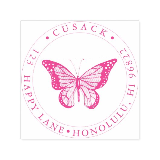 PixDezines Monarch Butterfly Permastempel (Design)