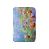 PixDezines-Monet-Liliensee bei Giverne Badematte (Vorderseite Vertikal)