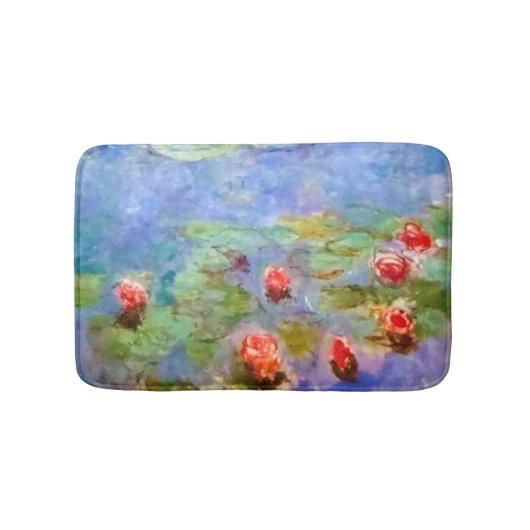 PixDezines-Monet-Liliensee bei Giverne Badematte (Vorderseite)