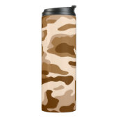 PixDezines Monogram Desert Sand Camouflage Thermosbecher (Nach links gedreht)