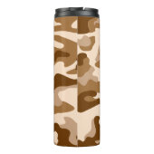 PixDezines Monogram Desert Sand Camouflage Thermosbecher (Rückseite)