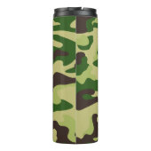 PixDezines Monogram Dogtag Forest Green Camouflage Thermosbecher (Rückseite)