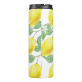 PixDezines MONOGRAM LEMON PATTERN Thermosbecher (Rückseite)