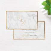 PixDezines Monogram-Marmor+Imitate Goldkalligraphi (Schreibtisch)