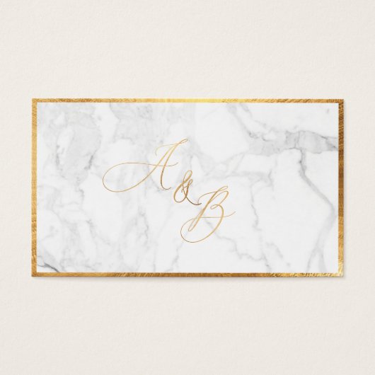 PixDezines Monogram-Marmor+Imitate Goldkalligraphi (Vorderseite)