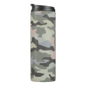 PixDezines Monogram Military Camouflage Thermosbecher (Nach rechts gedreht)