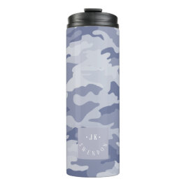 PixDezines Monogram Military Camouflage Thermosbecher