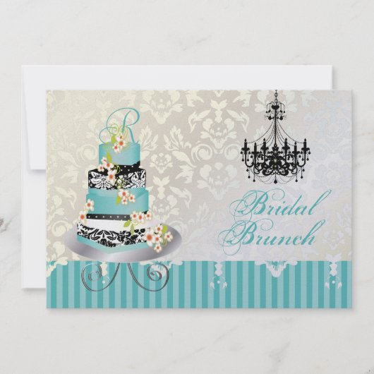 PixDezines Monogramm Bridal, aquamariner Hochzeits (Vorderseite)
