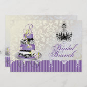 PixDezines Monogramm Bridal, Lavendelhirtenkuchen (Vorne/Hinten)