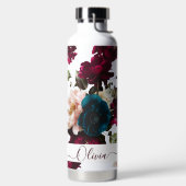 PixDezines Moody Botanical DIY Hintergrund Trinkflasche (links)
