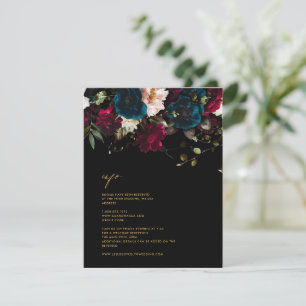 PixDezines Moody Botanische Blumen Details Karte