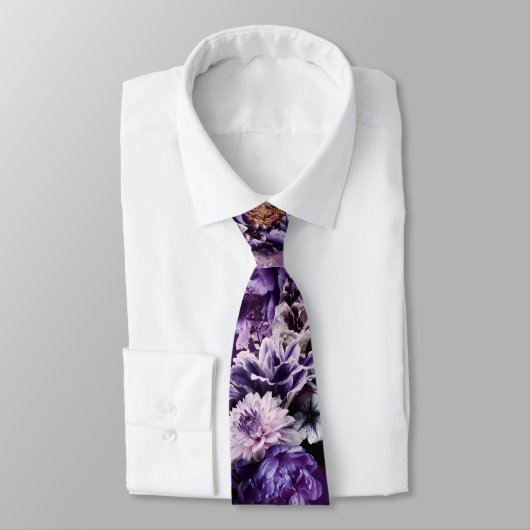 PixDezines Moody Fresh Blume DIY Background Krawatte (Gebunden)