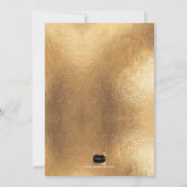 PixDezines Mr. Mrs. Imitats Gold Extravagantes Scr Einladung (Rückseite)