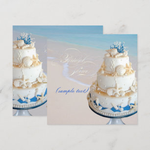 PixDezines Muschel-Torte/Braut Dusche Einladung