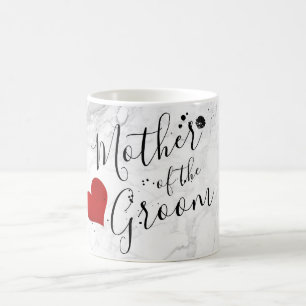 PixDezines Mutter der Braut/ Marmor/ DIY Schrift Kaffeetasse