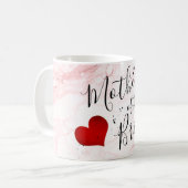 PixDezines Mutter der Braut/Marmor/DIY-Script Kaffeetasse (Vorderseite Links)