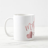 PixDezines Mutter von Groom/Imitats Rose Gold Scri Kaffeetasse (Links)