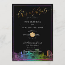 PixDezines NYC Skyline/Rainbow Colors