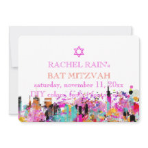 PixDezines NYC urbane Bar/Bat-Mitzvah