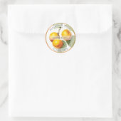 PixDezines Orchard/Peaches/DIY Vielen Dank Runder Aufkleber (Tasche)