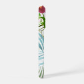 PixDezines Orchid Isle, Pink Orchids Blue Palms iPhone Hülle (Rechte Seite)