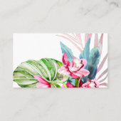 PixDezines Orchid Isle Platzkarten (Rückseite)