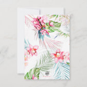 PixDezines Orchid Isle, Wasserfarben Details Karte (Rückseite)