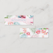 PixDezines Orchid Isle Web UAWG Mini Visitenkarte (Vorne/Hinten)