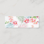 PixDezines Orchid Isle Web UAWG Mini Visitenkarte (Rückseite)