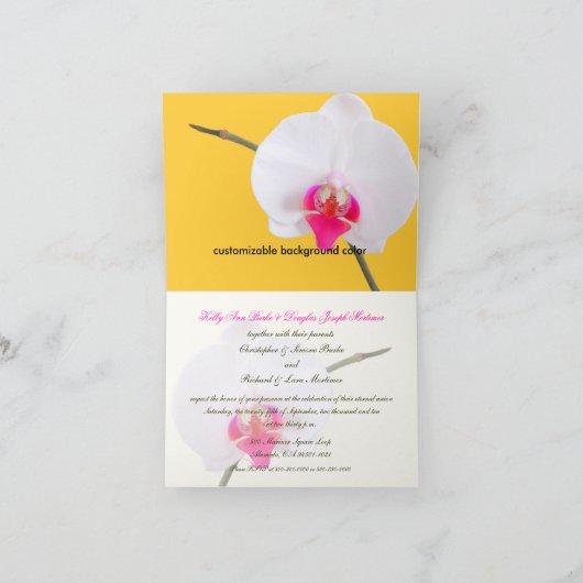 PixDezines orchids/Phalaenopsis Einladung (Innenseite)