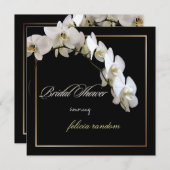 PixDezines orchids/Phalaenopsis Einladung (Vorne/Hinten)