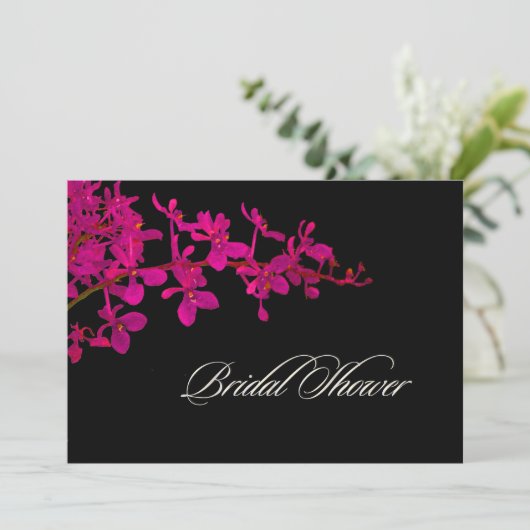 PixDezines orchids/renanthera Einladung (Stehend Vorderseite)