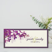 PixDezines orchids/renanthera Einladung (Stehend Vorderseite)