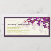 PixDezines orchids/renanthera Einladung (Rückseite)