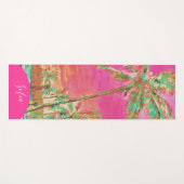 PixDezines Painted Hawaiian Beach Mauna Lani Bay Yogamatte (Vorderseite (Horizontal))