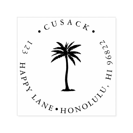 PixDezines Palm Tree Permastempel (Design)