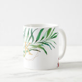 PIXDEZINES PALMFRONEN | MONOGRAM A-Z KAFFEETASSE (VorderseiteRechts)