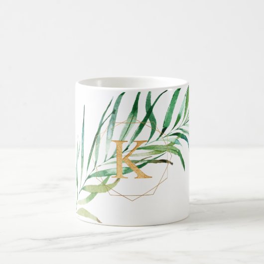 PIXDEZINES PALMFRONEN | MONOGRAM A-Z KAFFEETASSE (Mittel)