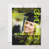 PixDezines Peacock, 2012 Graduation, diy backgroun Einladung (Vorderseite)