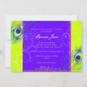 PixDezines Peacock, 2013 Abschluss/Tageshintergrun Einladung (Rückseite)