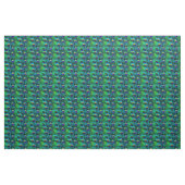 PixDezines Peacock Feather/Cobalt/Aqua Stoff (Yard (91,4 cm))