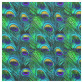 PixDezines Peacock Feather/Cobalt/Aqua Stoff (Muster)