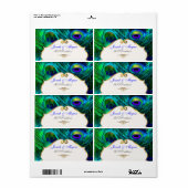 PixDezines Peacock feather/psychedelische Farben (Vorne)