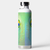 PixDezines Peacock Feather Trinkflasche (Rechts)