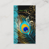 PixDezines Peacock+filigree+lace/diy Hintergrund Visitenkarte (Vorderseite)