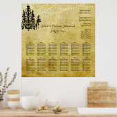 PixDezines-Perchment/Chadelierer/Sitzdiagramm Poster (Küche)