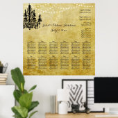 PixDezines-Perchment/Chadelierer/Sitzdiagramm Poster (Heimbüro)