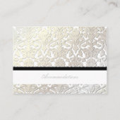 PixDezines Perlflora Damast/Unterkünfte Begleitkarte (Rückseite)